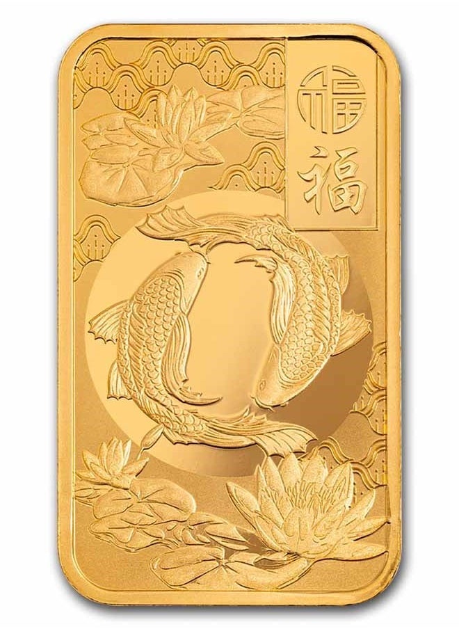 PAMP PAMP Suisse Good Luck Koi Fish Gold 1 oz 9999 Carat  - Image 3