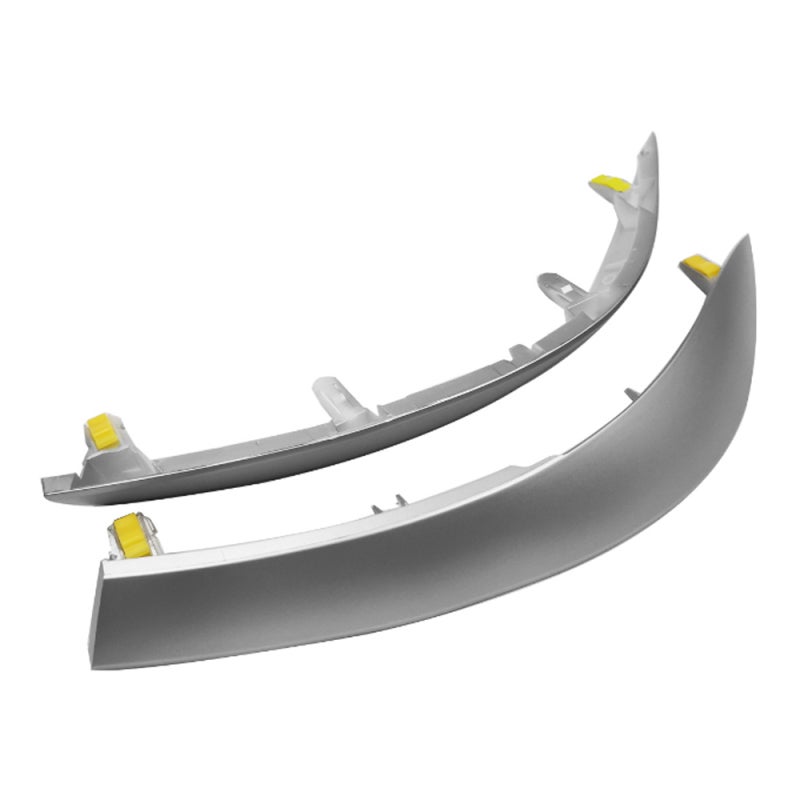 Middle Central Dashboard Trim Cover Strip: Silver ABS Material - Durable Crack-resistant Decorative Strip for Corolla 2007-2013 Car Interior Enhancement - Image 5