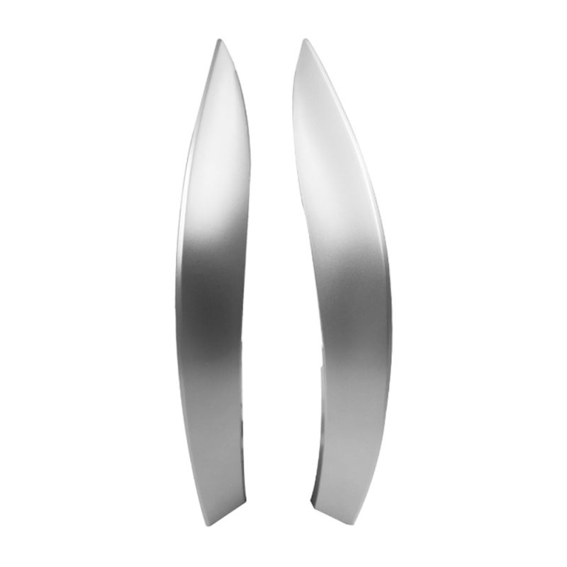 Middle Central Dashboard Trim Cover Strip: Silver ABS Material - Durable Crack-resistant Decorative Strip for Corolla 2007-2013 Car Interior Enhancement - Image 1