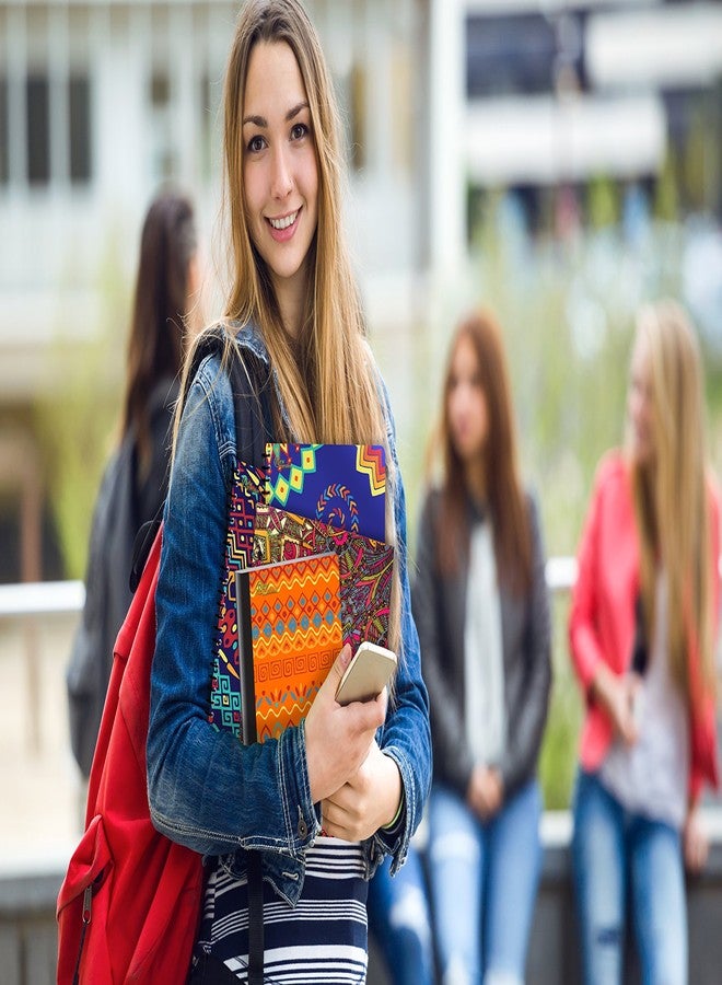 NEW GENERATION - Ethnic - School Supplies 2-Pocket Folder Value Pack with Assorted Fashion Eye-Catching Designs - Durable Laminated Letter Size - 6 Pack Folders for School, Home, and Office - Image 5