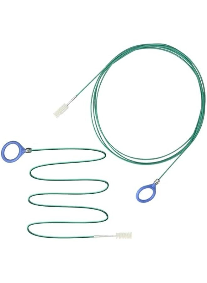 2-Pack 118-Inch Flexible Tube Cleaning Brush for Feeding Tubes, Air Tube Hose, and Racking Lines - Slim Drain Dredging Tool for Effective Cleaning - Image 1