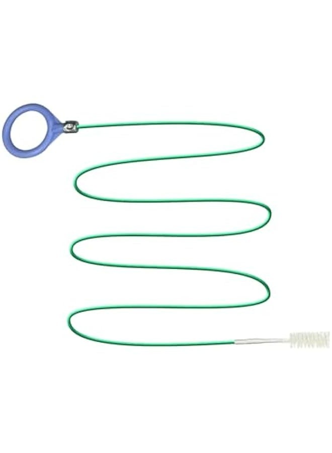 2-Pack 118-Inch Flexible Tube Cleaning Brush for Feeding Tubes, Air Tube Hose, and Racking Lines - Slim Drain Dredging Tool for Effective Cleaning - Image 2