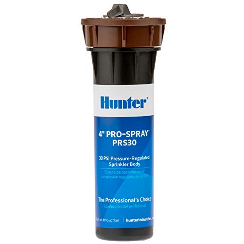 Hunter Industries Hunter 4" Pop Up Sprinkler Head, Pressure Regulated 30 PSI, Heavy Duty, WaterSense Certified, Leak Resistant, MP Rotator Compatible, Lawn, Yard, Garden Irrigation - Image 1