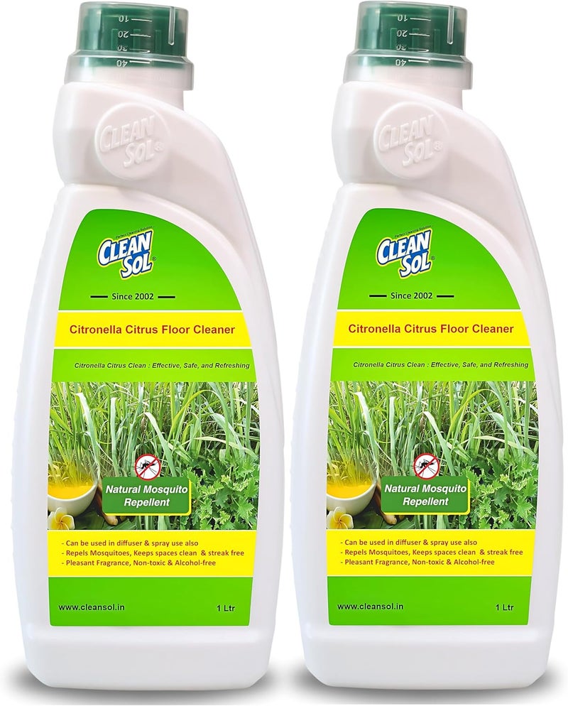 Cleansol Citronella Citrus Floor Cleaner - 2 Ltr - Image 1