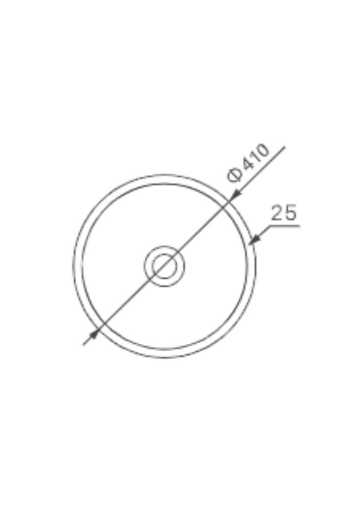 Wonderful-kitchens Elegant Nano Black Round Kitchen Sink  Size 41×41 cm Scratch Resistant & Easy to Clean - Image 3