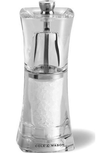 COLE & MASON - Cole & Mason H37402P Crystal 125MM Salt Mill - Image 1