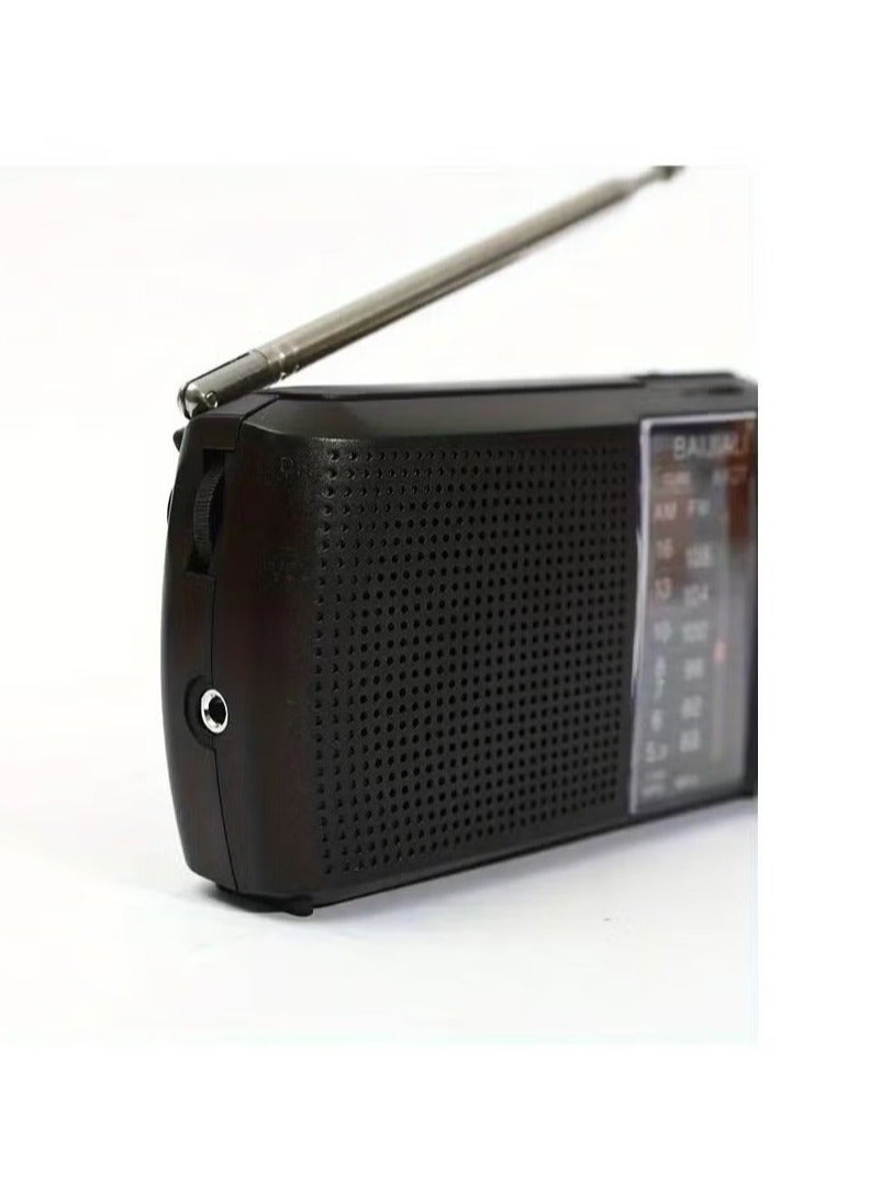 Vintage FM Radio Cross-border Elderly Portable Fashion Retro Radio AM FM SW Two Band Radio, Portable Radio AM FM, Transistor Radio With Speaker, Headphone Jack - Image 5