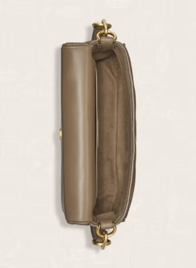 توري بورش سلسلة حزام مزدوج ، حمل رفرف ، حقيبة تحت الإبط ، حقيبة كتف - Image 5