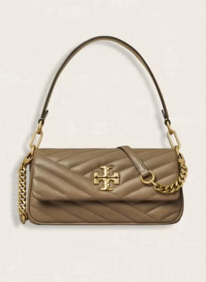 توري بورش سلسلة حزام مزدوج ، حمل رفرف ، حقيبة تحت الإبط ، حقيبة كتف - Image 1