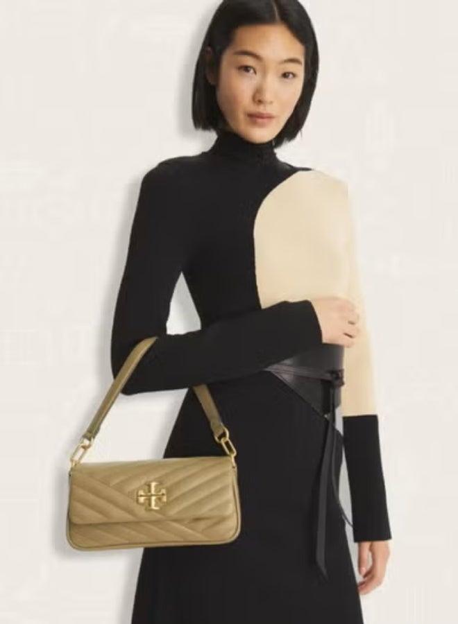 توري بورش سلسلة حزام مزدوج ، حمل رفرف ، حقيبة تحت الإبط ، حقيبة كتف - Image 2