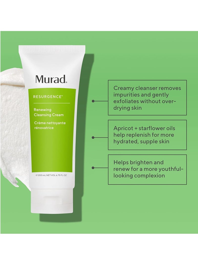 Murad Murad Renewing Cleansing Cream Travel - Resurgence Anti-Aging, Cleansing Cream Face Wash - Hydrating Daily Face Cleanser, 2.0Fl Oz  - Image 4