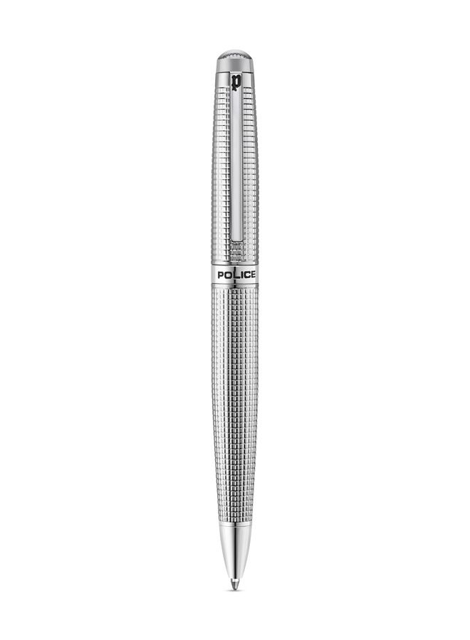POLICE - Embassy Pen For Men Silver Color - PERGR0002404 - Image 1