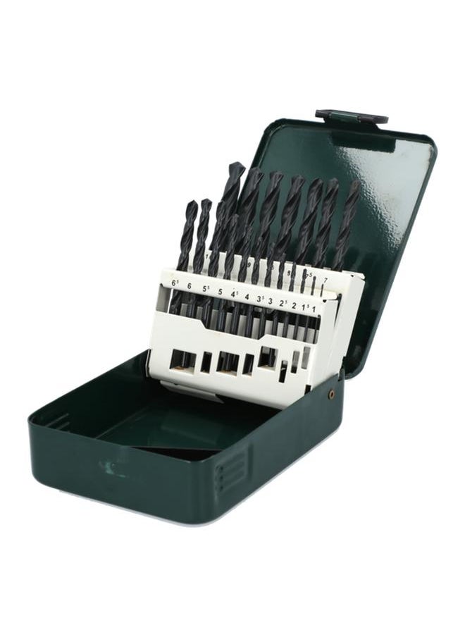 19-Piece Robust Twist High Speed Steel Chisel Edge Drill Bit Set Multicolor JE2 609 255 032