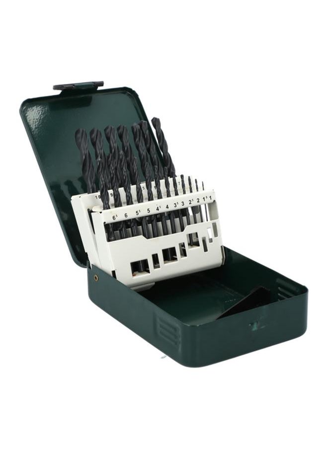 19-Piece Robust Twist High Speed Steel Chisel Edge Drill Bit Set Multicolor JE2 609 255 032
