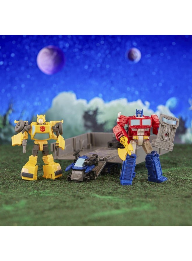 Transformers Toys Legacy Evolution Core Class Optimus Prime & Bumblebee Toy, 3.5-inch, Action Figure for Boys and Girls Ages 8 and Up - Image 4