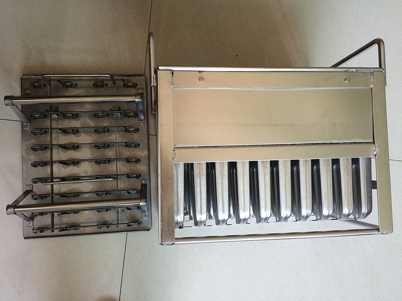 pizety 40pcs Stainless Steel Ice Pop Molds - 80ml, Includes 40 Popsicle Molds Metal Ice Lolly Commercial Popsicle Molds machine ice Cream Mold - Image 5