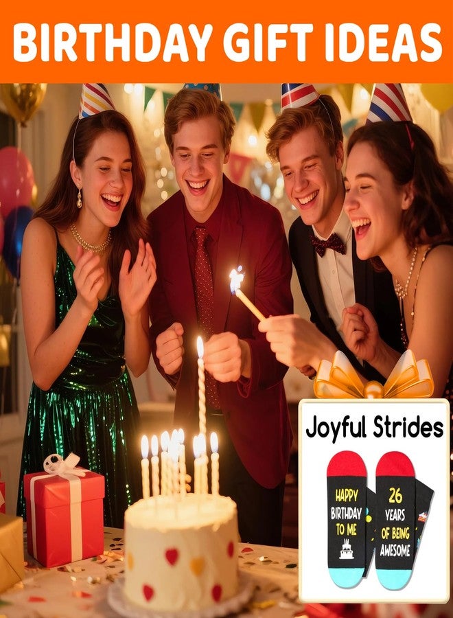 زي مارت أفكار هدايا عيد الميلاد السادس والعشرين من زمارت - جوارب لمن يبلغون من العمر 26 عامًا، جوارب عيد الميلاد السادس والعشرين للرجال - Image 3