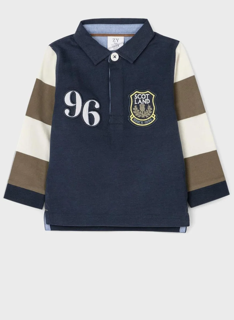 Zippy Kids Color Block Polo