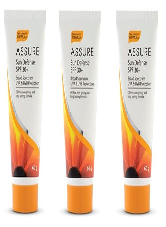 ASSURE Sun Defence Spf30+ For All Skin Type (60G Each) (Pack Of 3)