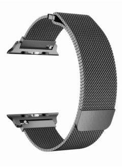 Metal Magnetic Band Compatible with Apple Watch Bands 38mm 40mm 41mm 42mm 44mm 45mm, Adjustable Strap Milanese Stainless Steel Mesh Wristband for iWatch Series 7 6 5 4 3 2 1 SE Men Women