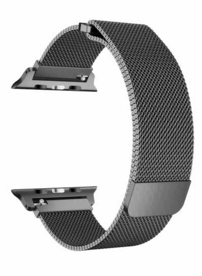 ACLIX - Metal Magnetic Band Compatible with Apple Watch Bands 38mm 40mm 41mm 42mm 44mm 45mm, Adjustable Strap Milanese Stainless Steel Mesh Wristband for iWatch Series 7 6 5 4 3 2 1 SE Men Women - Image 1