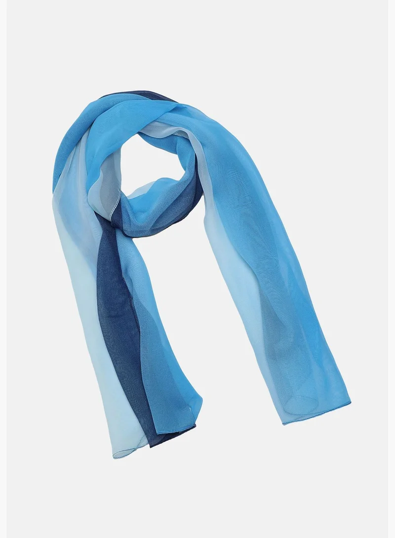 Haute Sauce Georgette Colorblock Head Scarf For Women