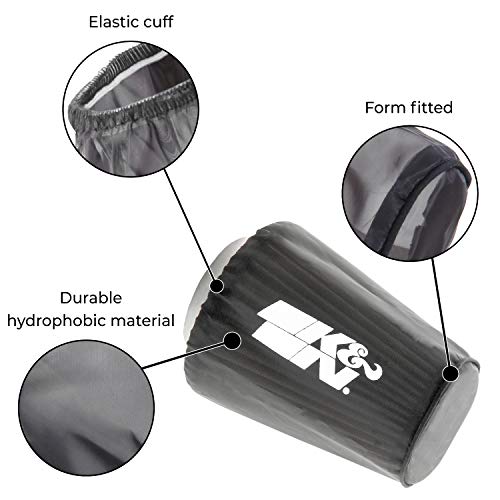 K+N K&N HA-4504-TDK Black Drycharger Filter Wrap - For Your K&N HA-4504-T Filter - Image 2