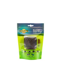 PetSafe ® Natural Rawhide Treat Ring Refills, Size C, Peanut Butter Flavor, Replacement Treats Busy Buddy Treat Ring Holding Toys  - Image 1