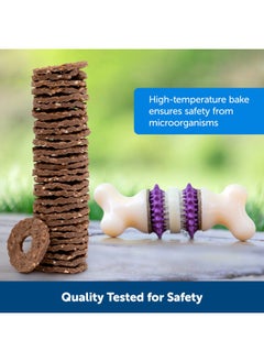 PetSafe ® Natural Rawhide Treat Ring Refills, Size C, Peanut Butter Flavor, Replacement Treats Busy Buddy Treat Ring Holding Toys  - Image 3