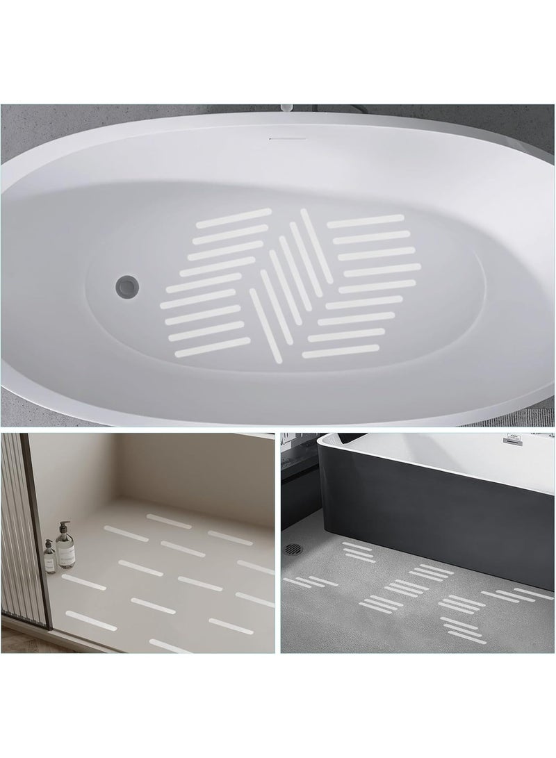 Strong Adhesive Anti-Slip Bathtub Non Slip Stickers for, Stairs, Kitchen, Swimming Pool, Pack of 20, White - Image 4
