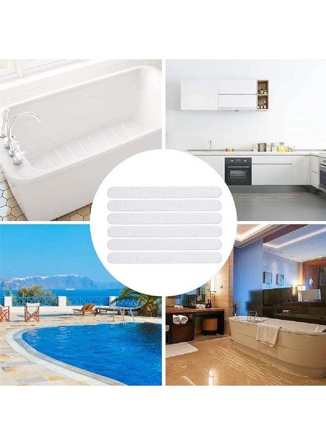 Strong Adhesive Anti-Slip Bathtub Non Slip Stickers for, Stairs, Kitchen, Swimming Pool, Pack of 20, White - Image 3