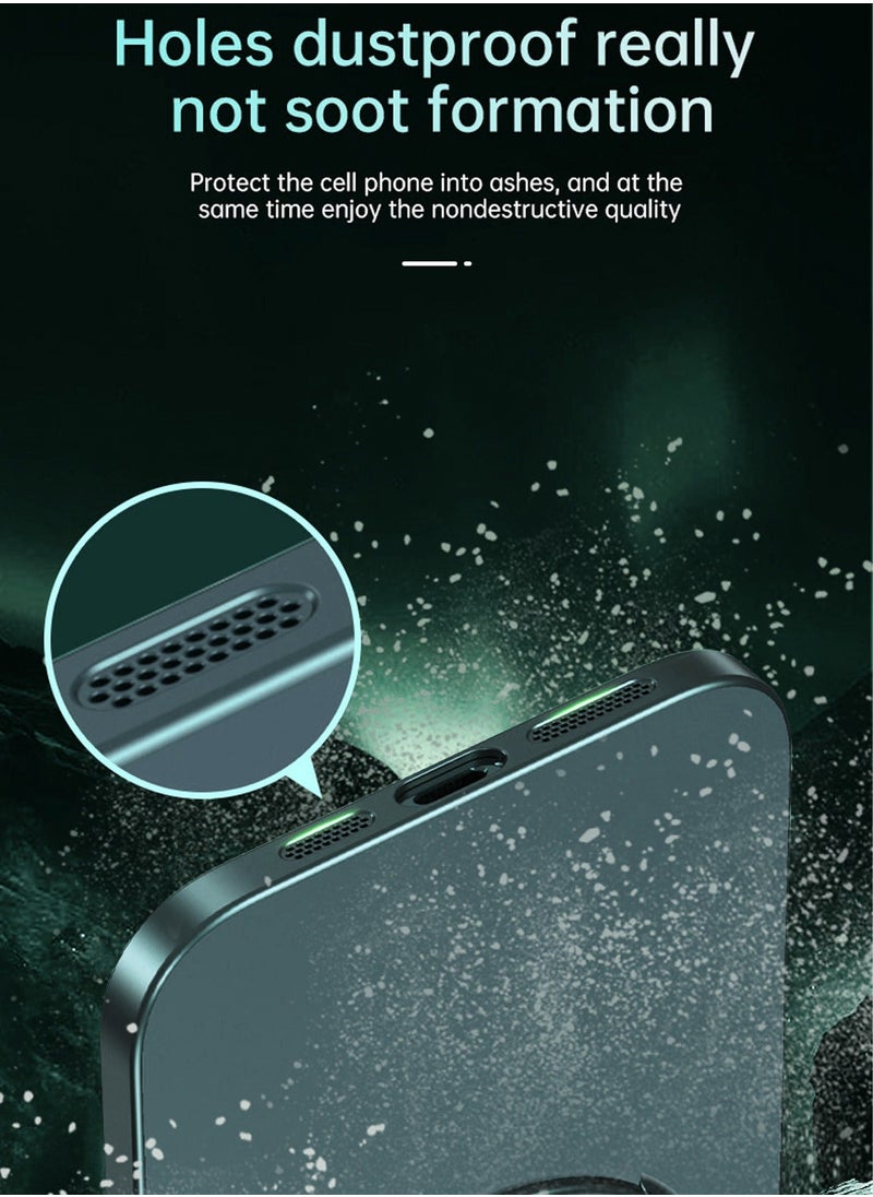 TEAM LUXURY iPhone 15 Pro Max MagSafe Case Cover Protector Protection With Magnetic Wireless Charging Back Invisible Ring Stand Mobile Phone Holder Kickstand Cell Anti-scratch Anti-drop Shockproof Cover Accessory  - Image 2