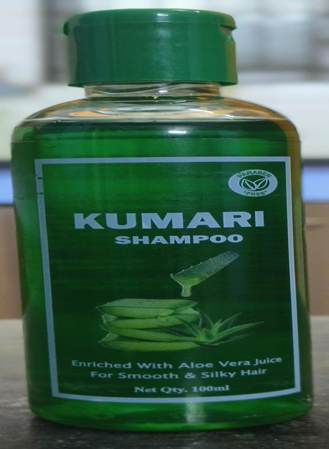 REVINTO KUMARI Naturals Pure Aloe Vera Shampoo | Zero Chemicals Soft, Smooth & Volumized Hair | Sulphate and Paraben free | Shampoo For Men & Women, 100 mL - Image 2