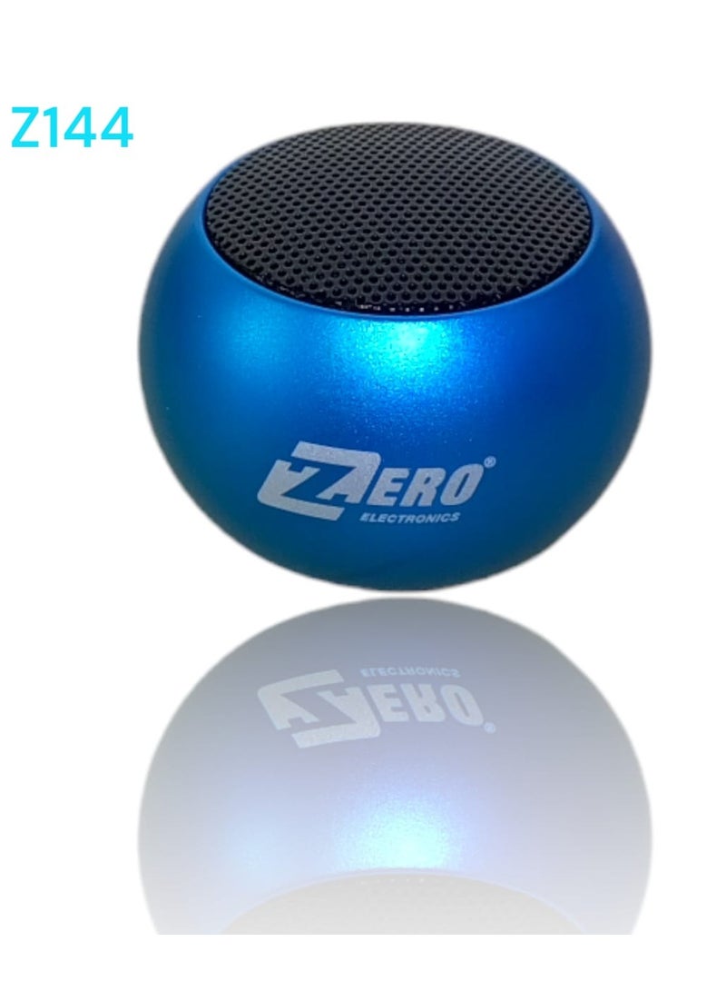 زيرو Z144 مكبر صوت بلوتوث محمول صغير أزرق - Image 1