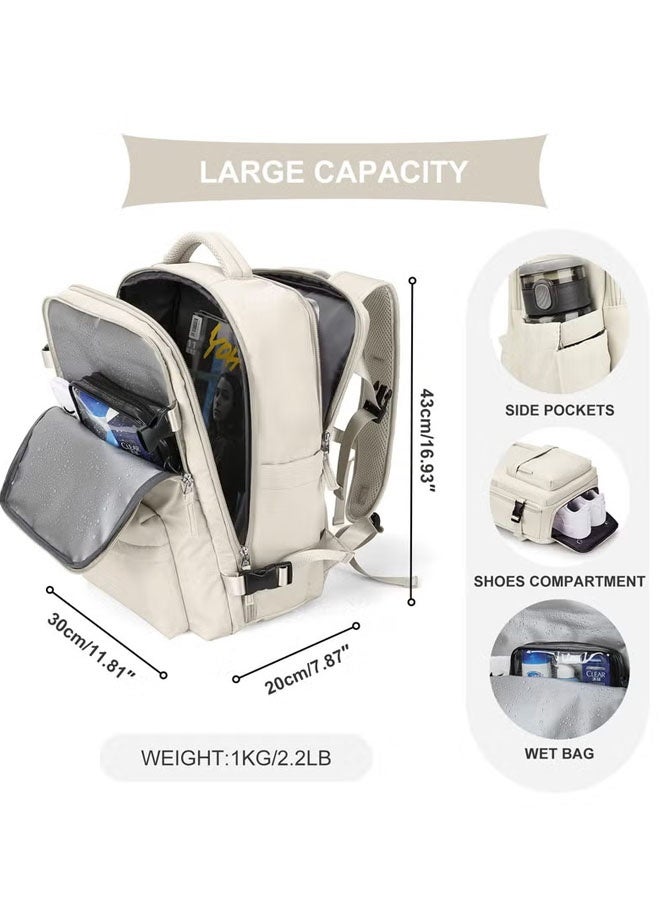 BANGE Travel Backpack, Fits 17 Inch Laptop Backpack Business, Backpack with USB Charge Men Extra Large Carry On Backpack, College Bookbag For Work School Travel, Water Resistant Traveling Suitcase Weekender Bag Daypack for Business  - Image 2