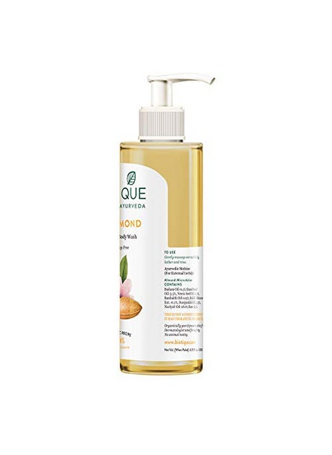 Biotique Biotique Almond Oil Ultra Rich Body Wash, Botanical Extracts, 200 ml  - Image 3