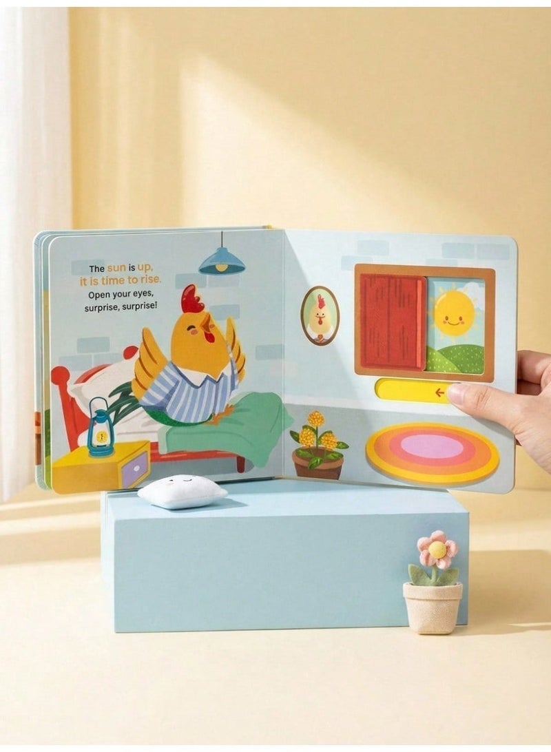 Kids Interactive Story Book With Push Pull And Slide Activities For Daily Habits Learning Ages 3 To 6 . - Image 3