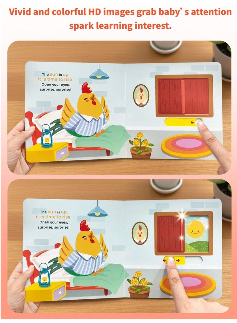 Kids Interactive Story Book With Push Pull And Slide Activities For Daily Habits Learning Ages 3 To 6 . - Image 4