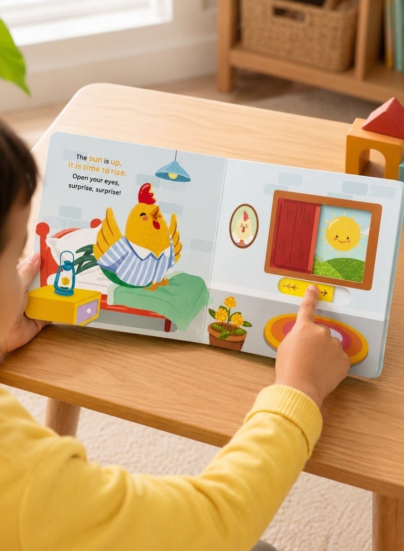 Kids Interactive Story Book With Push Pull And Slide Activities For Daily Habits Learning Ages 3 To 6 . - Image 1