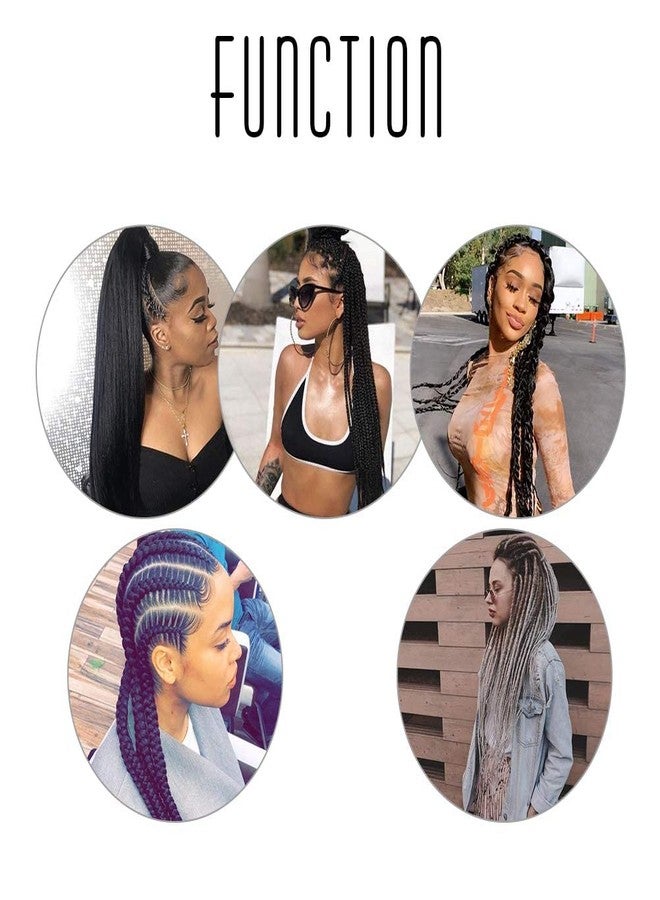 ALIABSION Pre Stretched Black Braiding Hair 26 Inch 8 Packs Easy Braiding Hair Pre Stretched Crochet Braids for Twists Itch Free Yaki Texture Synthetic Crochet Hair Extensions for Braids (1b, 8pack) - Image 5