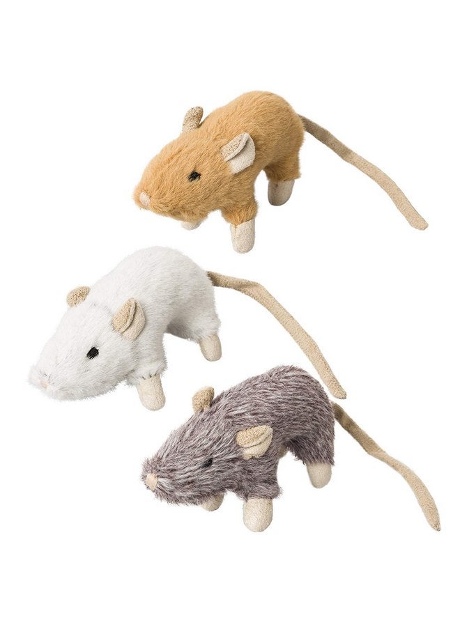 Spot 52084 3.5" Wool Mouse Willie With Catnip Cat Toy Assorted Colors - Image 2
