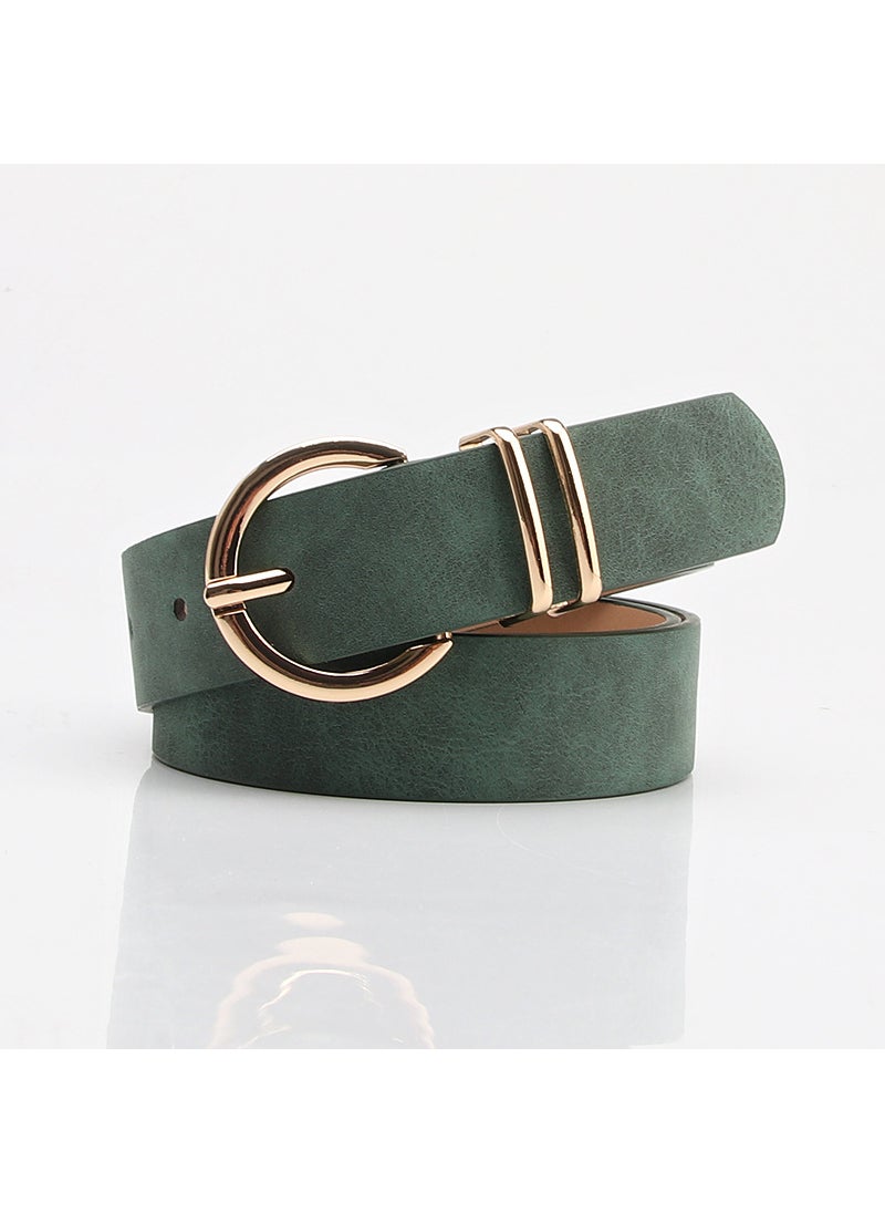 Generic - Fashion Boutique Sheepskin Belt Women Casual Jeans CAMEL - Image 1