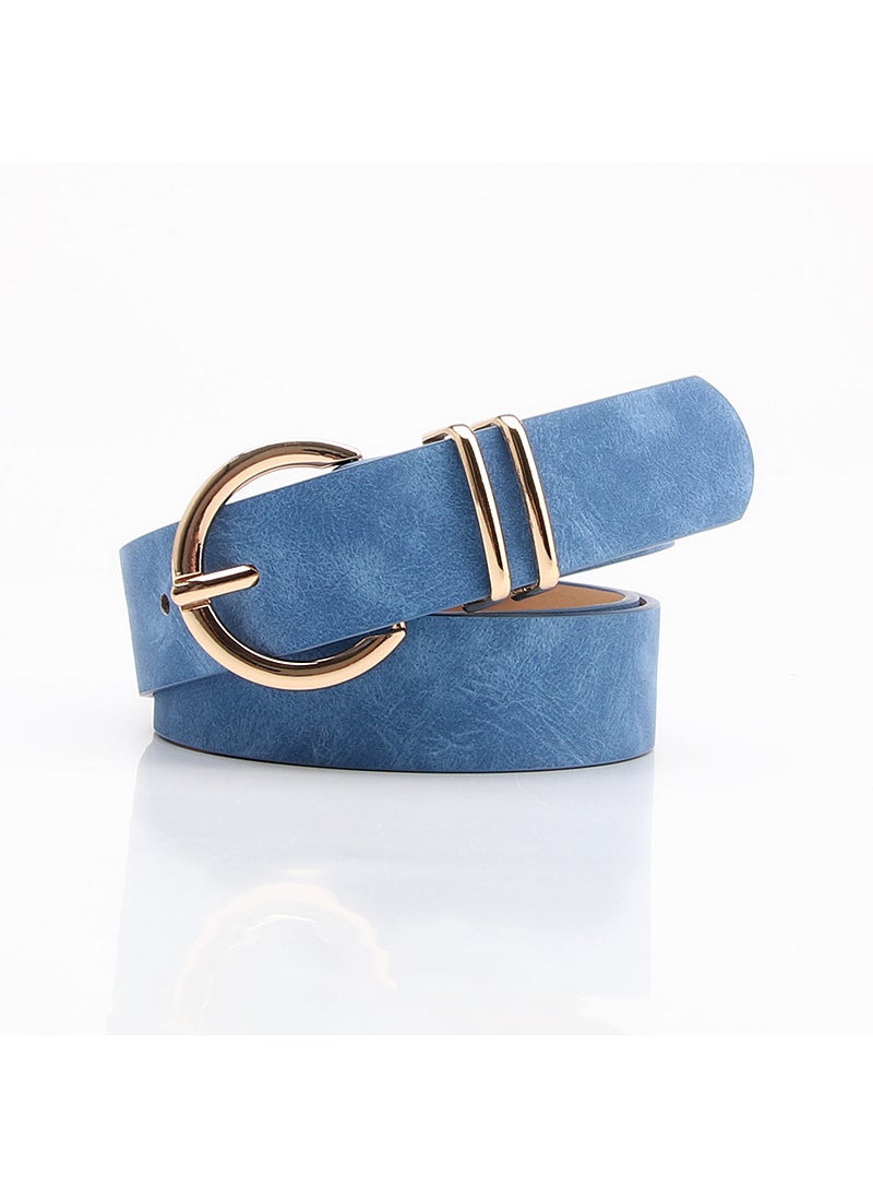 Generic - Fashion Boutique Sheepskin Belt Women Casual Jeans CAMEL - Image 1