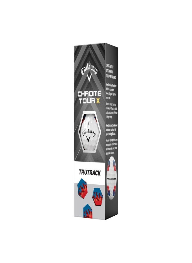 Callaway Golf Chrome Tour X Golf Balls (True Track (Blue/Red) - Image 5