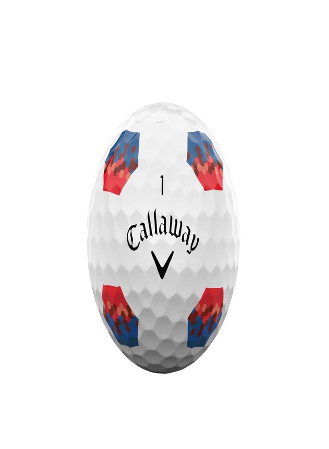 Callaway Golf Chrome Tour X Golf Balls (True Track (Blue/Red) - Image 3