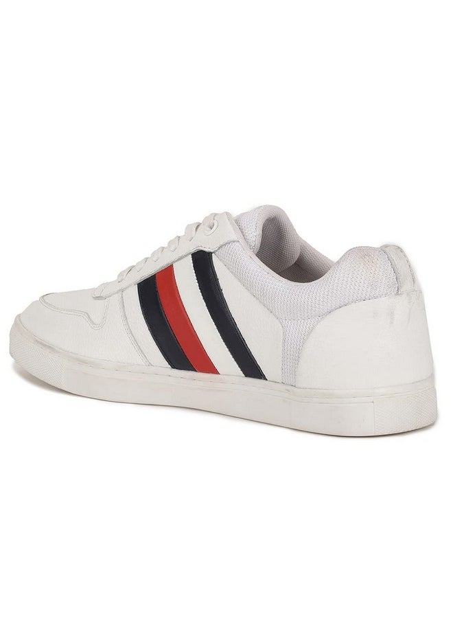 Hush Puppies - Hush Puppies mens JACK LACE UP E White Sneaker - 8 UK (8251012) - Image 1