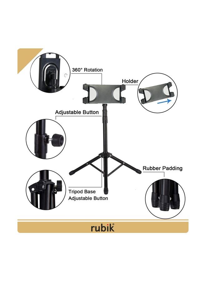 Adjustable Tripod Holder Stand Black - Image 3