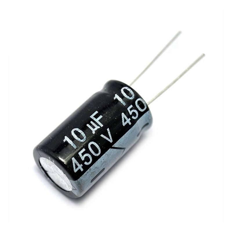 10PCS 450V 10uF 13x21mm Aluminum Electrolytic Capacitor - Image 2