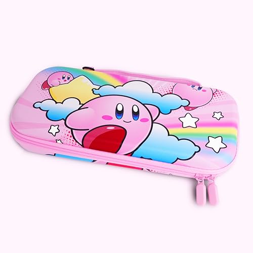 TIKOdirect Carrying Case for Switch 22025 Cute Portable Travel Bag in Updated Design of Pink Interior with an Adjustable Shoulder Strap Pink - Image 3
