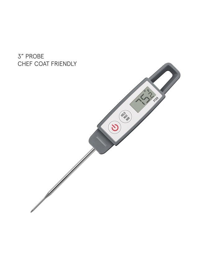 Lavatools PT09C Super-Quick Commercial Grade Digital Thermometer for Cooking, Meat, Candy, Candle, Liquid, Oil, 3" Compact Probe, Splash Proof, °C/°F Toggle, Hold Function - Sesame - Image 2